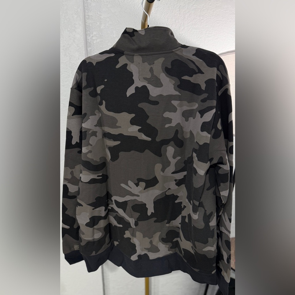Flint Park Men’s Camo Full Zip Jacket Sweatshirt 2XL NWT - Picture 4 of 7